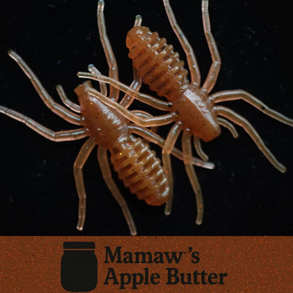 Jar of 1" Micro Spider Bait "The Writing Spider" - The Snag Bin