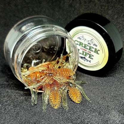 Jar of 1" Micro Spider Bait "The Writing Spider" - The Snag Bin