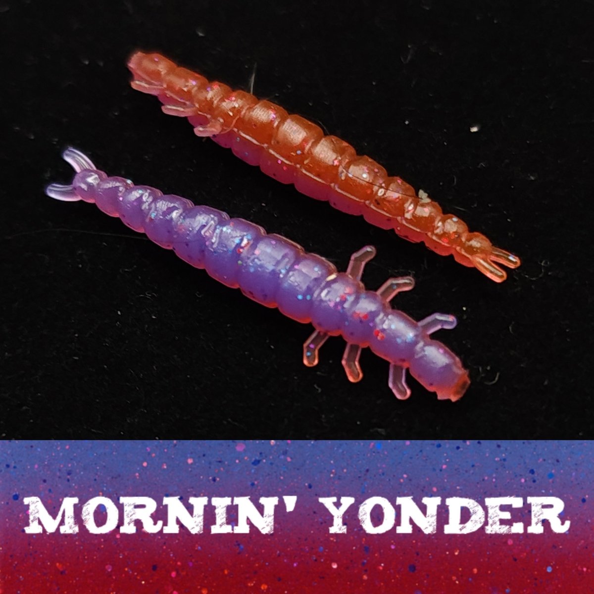 Jar of 1.3" Caddis Fly Larvae "Stream Weaver" - The Snag Bin