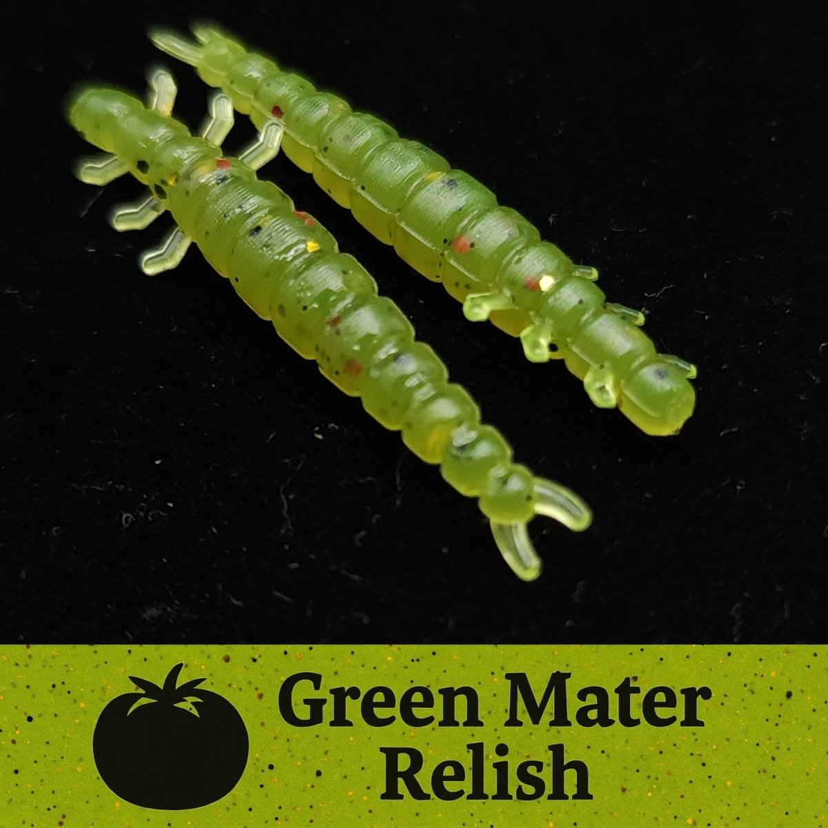 Jar of 1.3" Caddis Fly Larvae "Stream Weaver" - The Snag Bin