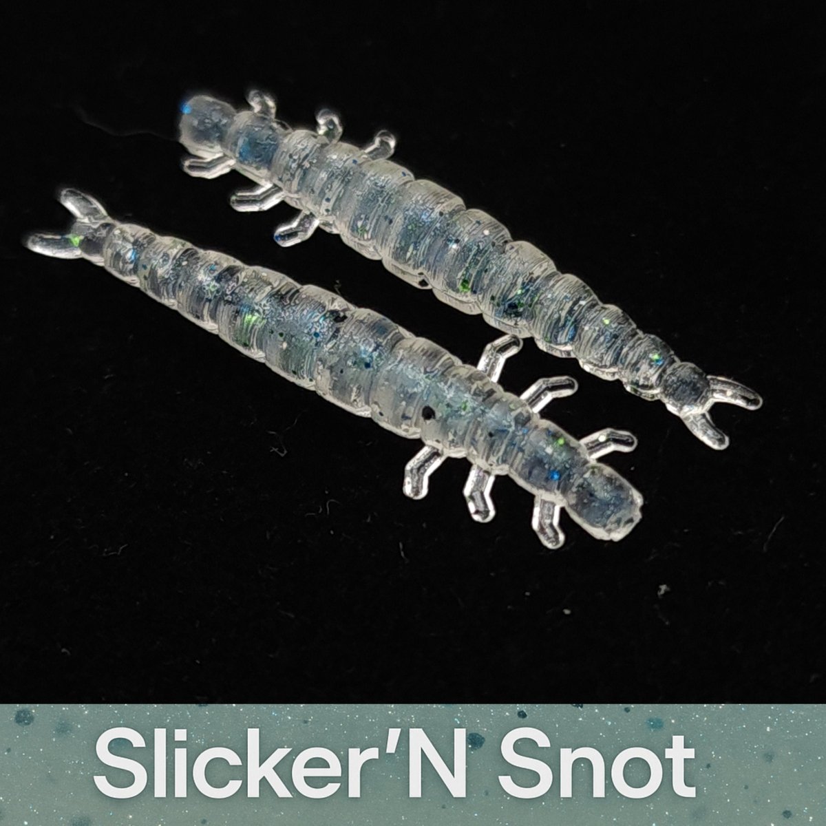 Jar of 1.3" Caddis Fly Larvae "Stream Weaver" - The Snag Bin