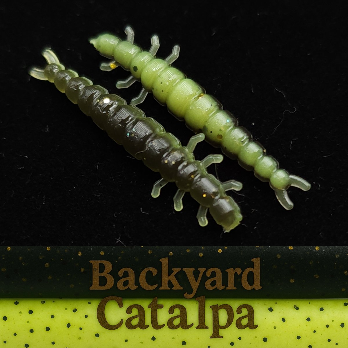 Jar of 1.3" Caddis Fly Larvae "Stream Weaver" - The Snag Bin
