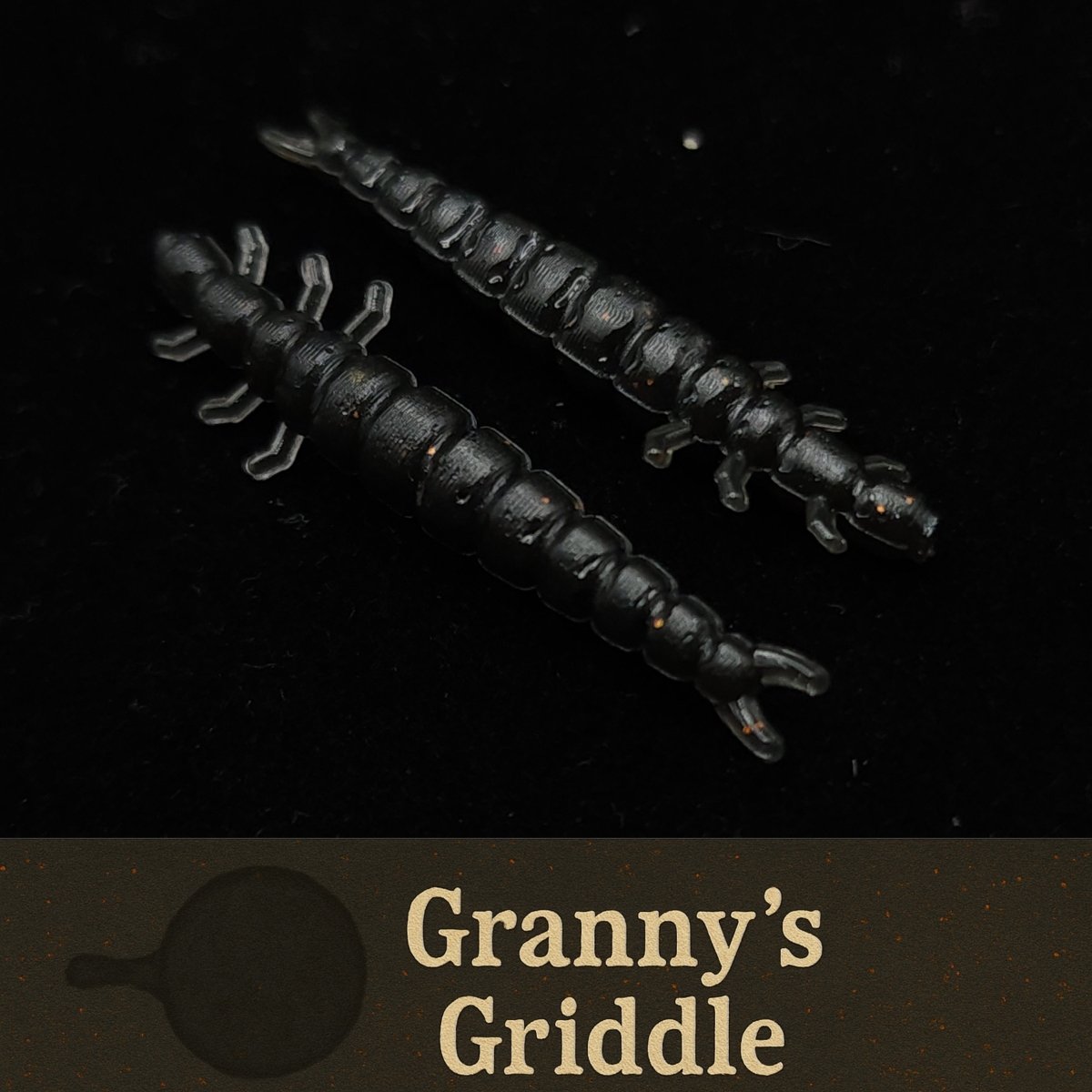 Jar of 1.3" Caddis Fly Larvae "Stream Weaver" - The Snag Bin