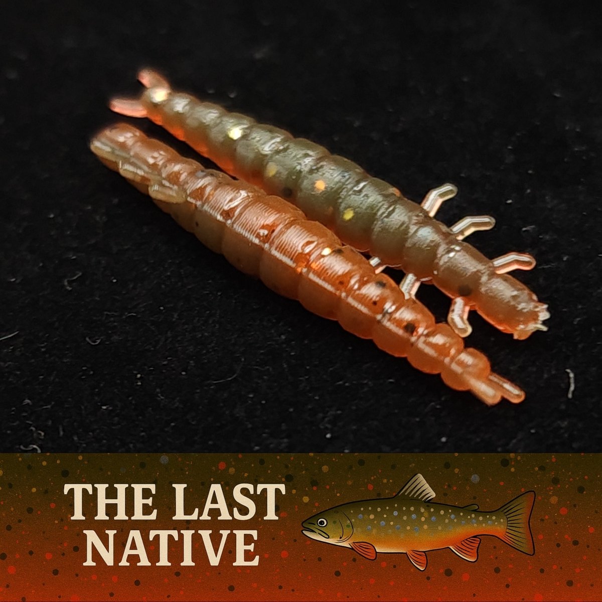 Jar of 1.3" Caddis Fly Larvae "Stream Weaver" - The Snag Bin