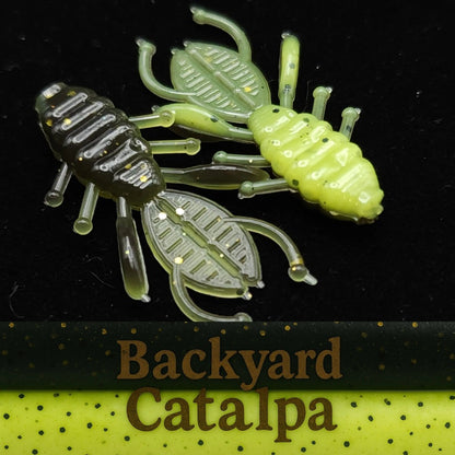 Jar of 1.3" Micro Creature Bait "The Anaconda Beaver" - The Snag Bin