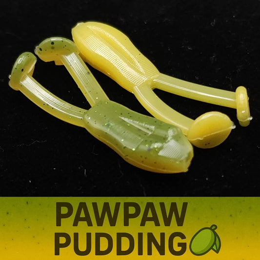 Jar of 1.7" Inch Micro Frog "The Creek Croaker" - The Snag Bin