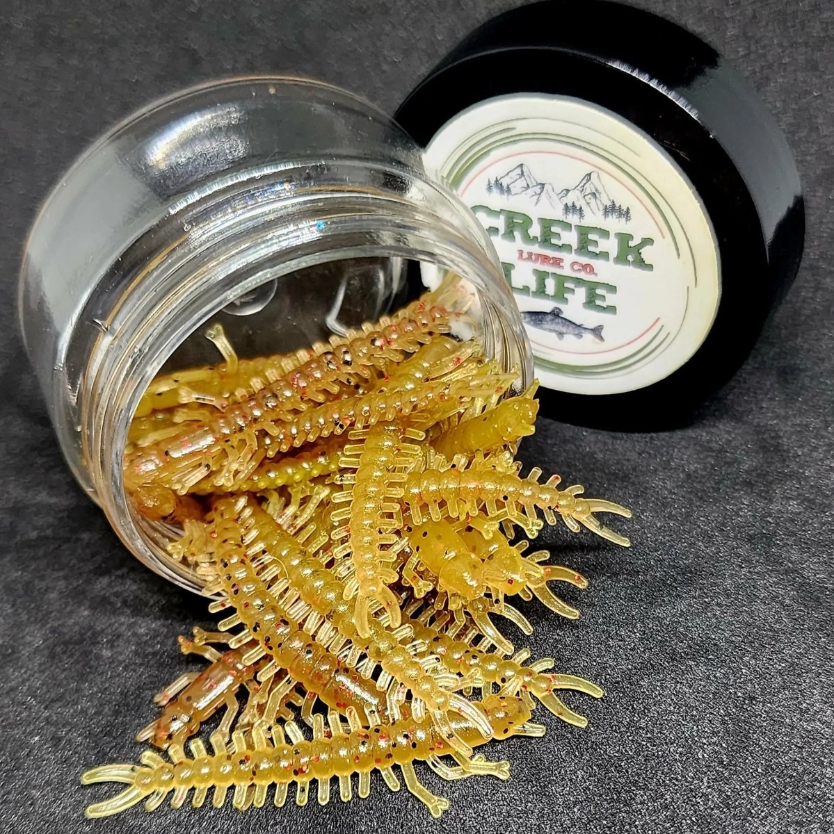 Jar of 1.8" Inch Micro Hellgrammite "The Ditch Devil" - The Snag Bin