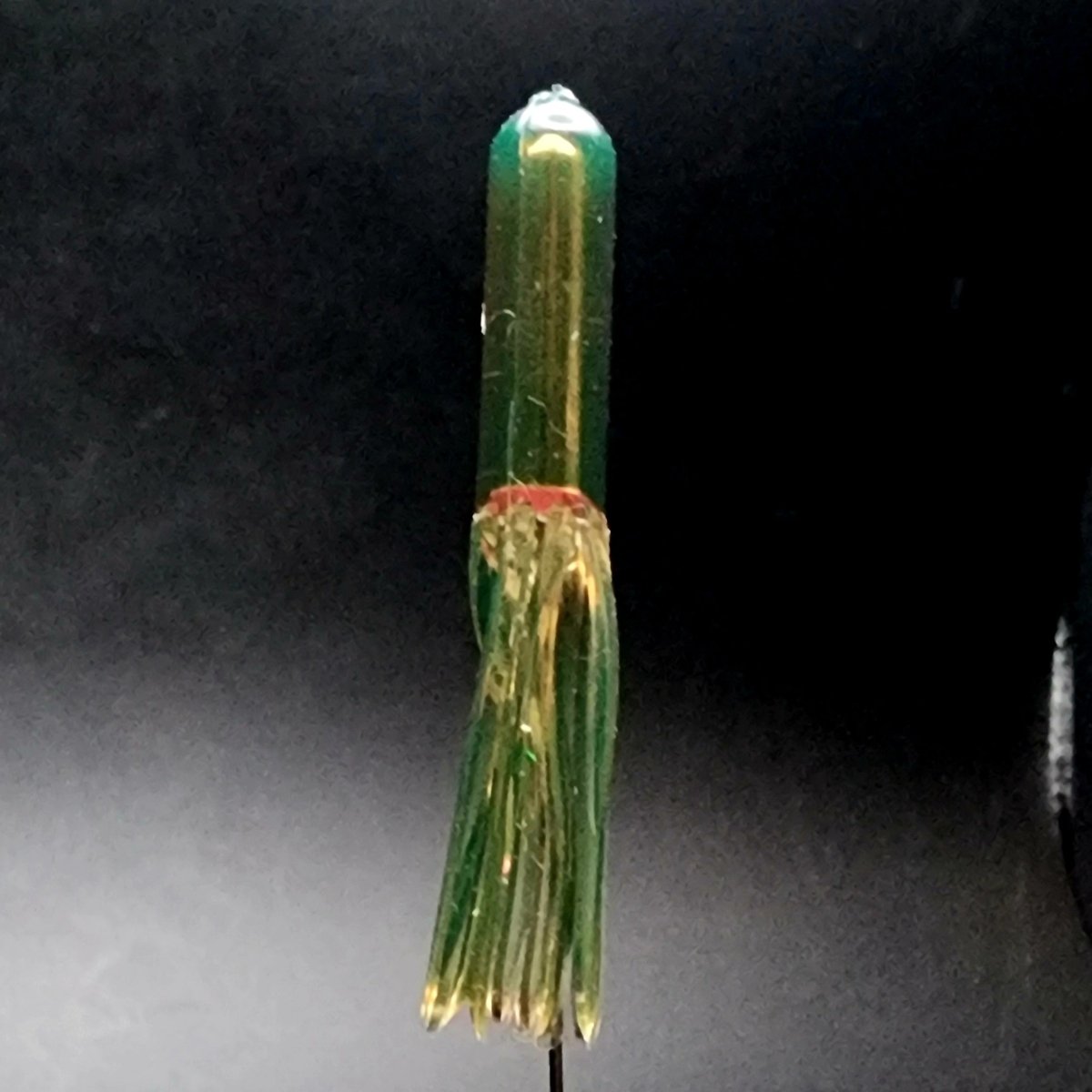 Jar of 1.8" Micro Hollow Tube "The Whisker - Doodle Dangleworm" - The Snag Bin