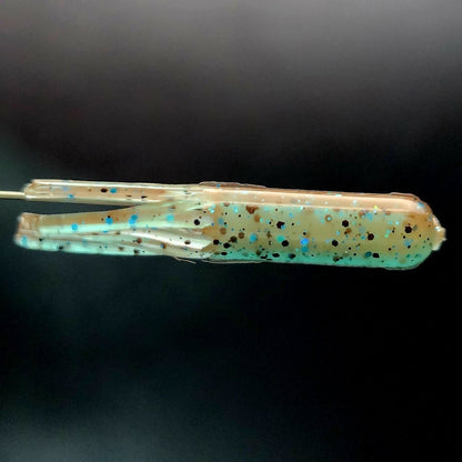 Jar of 1.8" Micro Hollow Tube "The Whisker - Doodle Dangleworm" - The Snag Bin