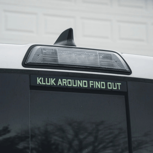 KLUK AROUND FIND OUT DECAL - The Snag Bin