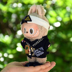 Labubu 17cm Black Sweatshirt Outfit for Vinyl Pendant & Blind Box Dolls【Apparel Only]