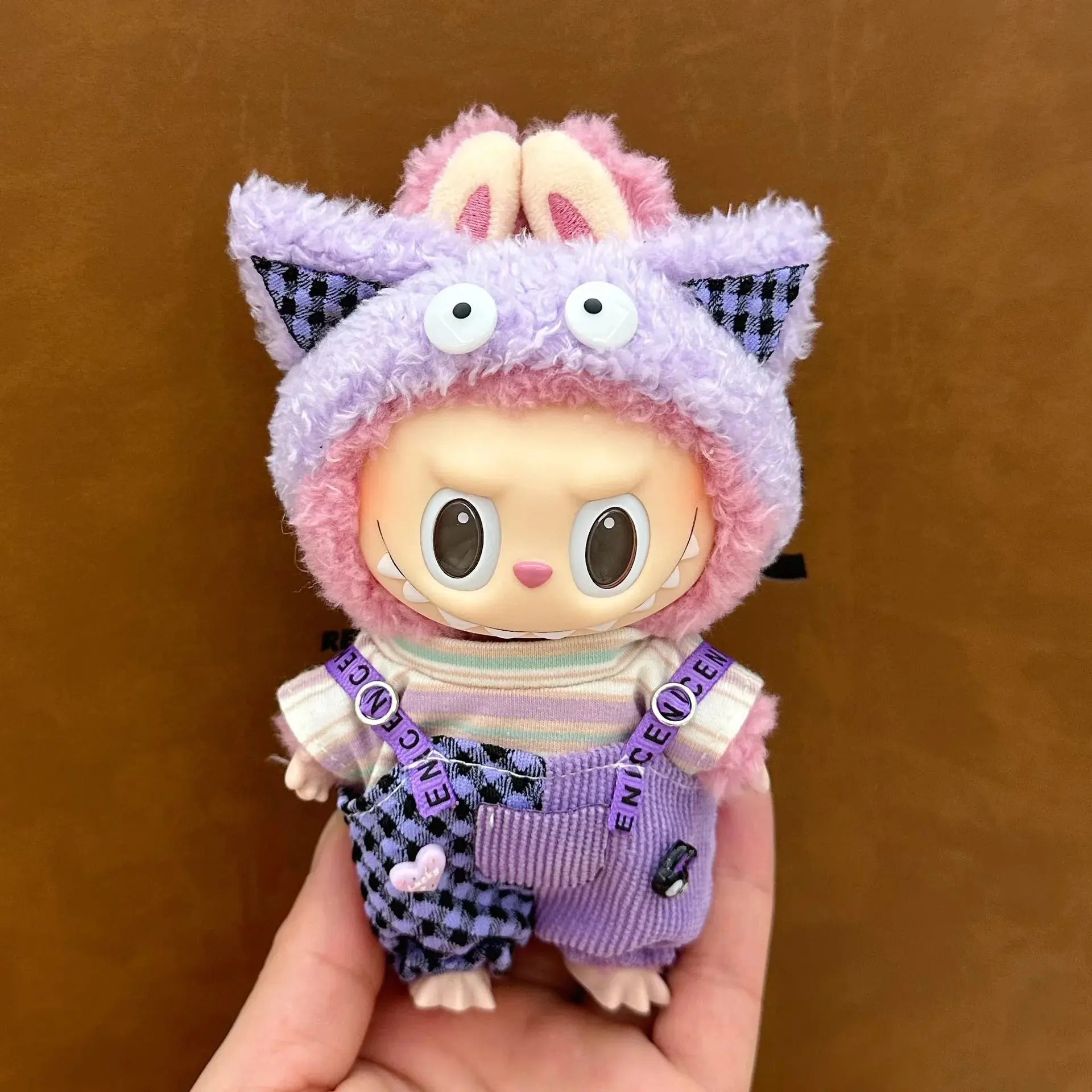 Labubu 17cm Cute Clothing Set, Unique Style Dress-Up Accessories for Labubu Dolls【Apparel Only】