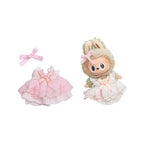 Labubu 17cm Pink Bowknot Gauze Dress, Cute Princess Outfit【Apparel Only]