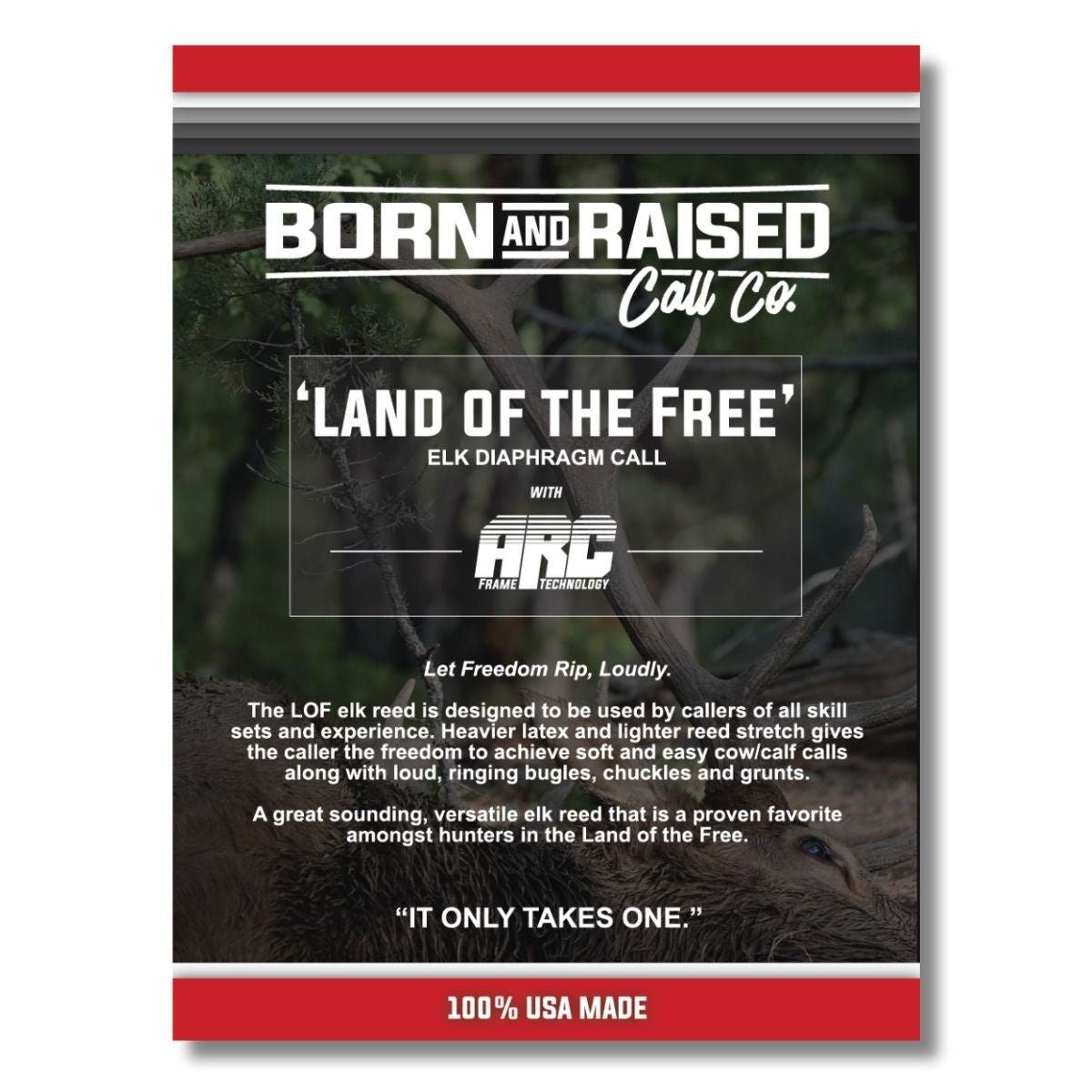 Land of the Free - Elk Diaphragm Call - The Snag Bin