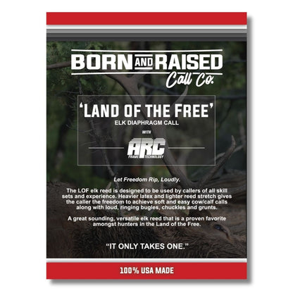 Land of the Free - Elk Diaphragm Call - The Snag Bin