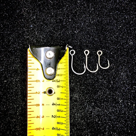 Large Eye Inline Single Hooks (Treble Replacement Hooks 10 pack) - The Snag Bin