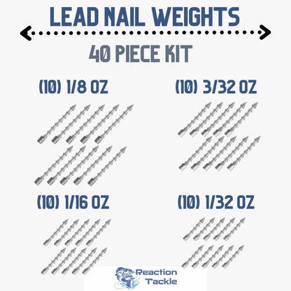 Lead Nail Weights/Insert Sinkers - The Snag Bin