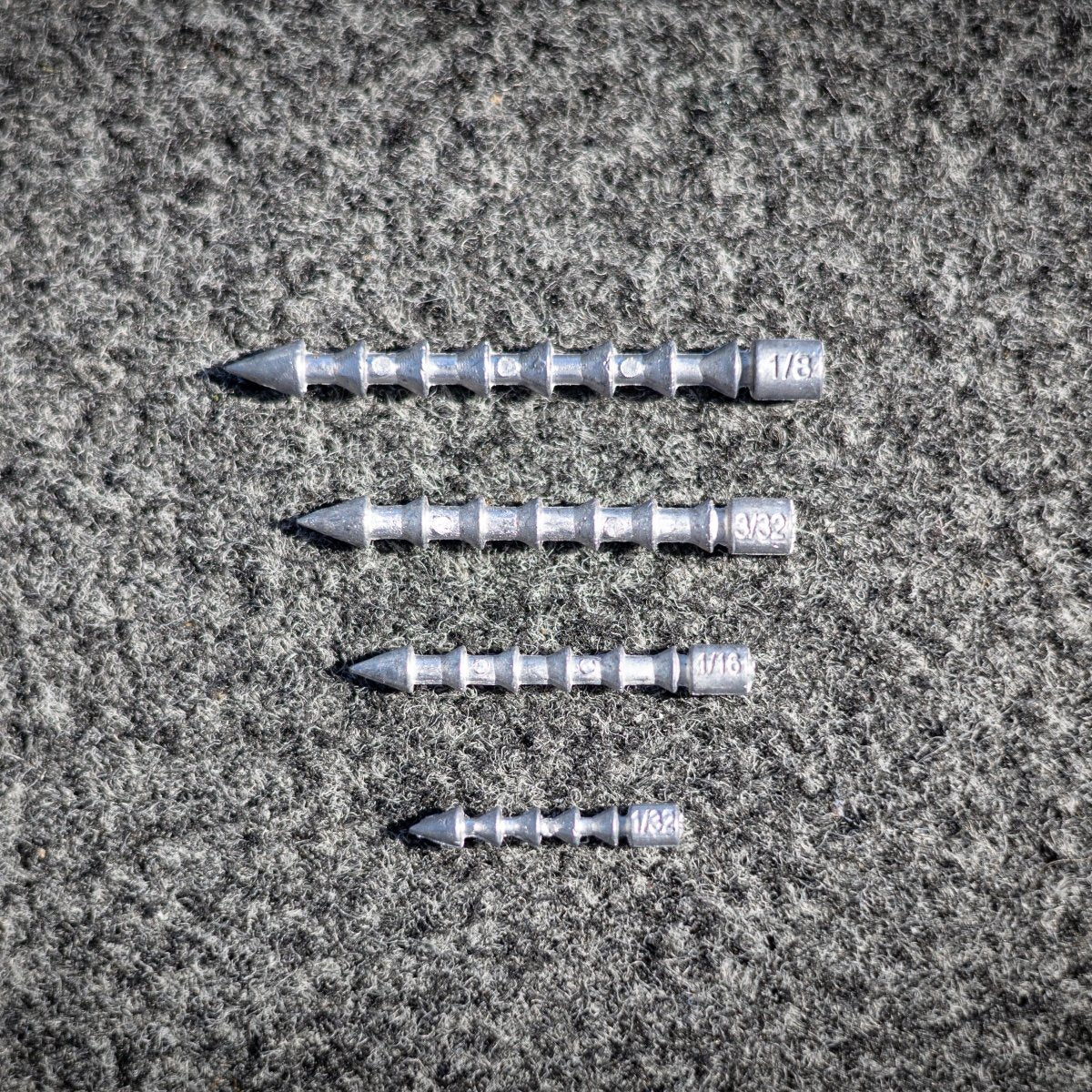 Lead Nail Weights/Insert Sinkers - The Snag Bin