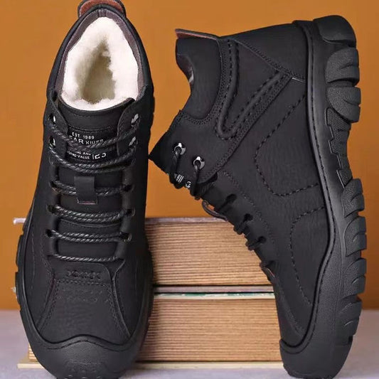 Men's cotton shoes men's winter new style snow boots with fleece insulation casual sports shoes men's outdoor hiking shoes V.I.P Digital Presence  35.04 The Snag Bin