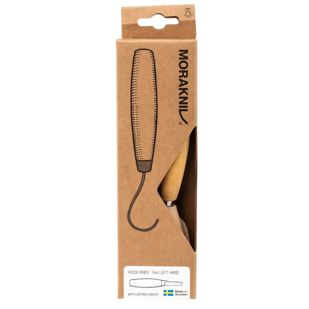 Mora Carving 164S Left Handed Stainless Steel With Sheath - The Snag Bin