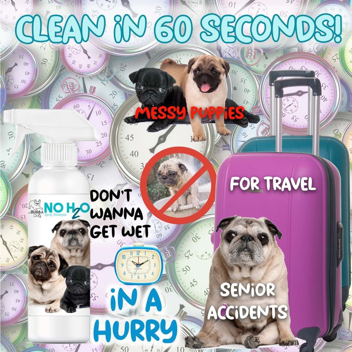 No H20 Spray Pet Shampoo - The Snag Bin