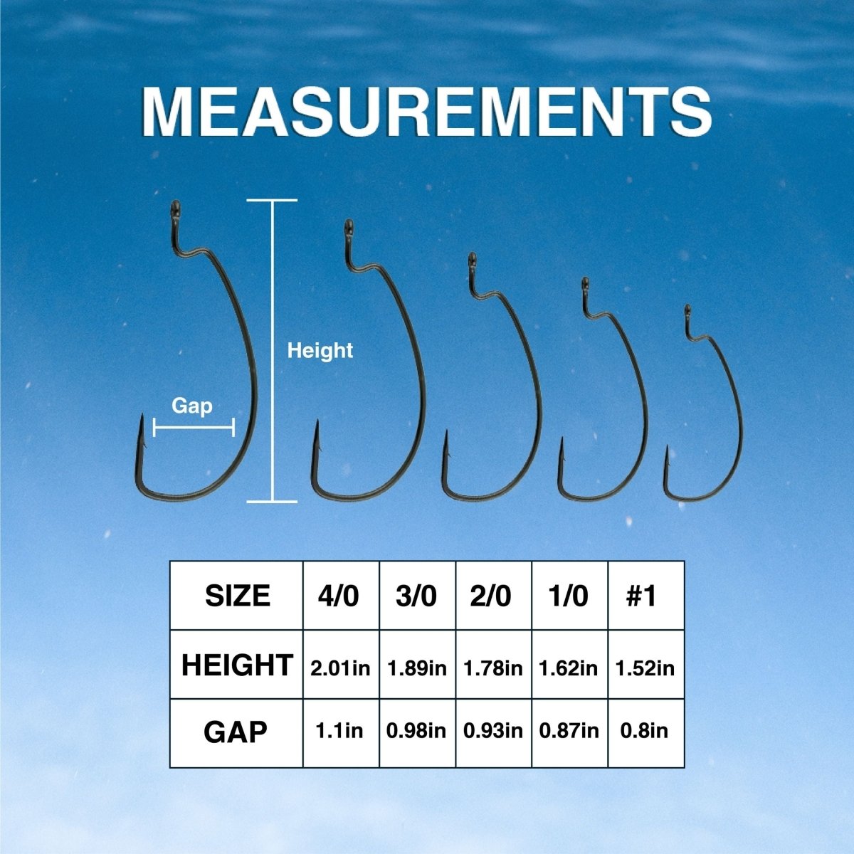 Offset EWG Worm Hooks (25 - Pack) - The Snag Bin
