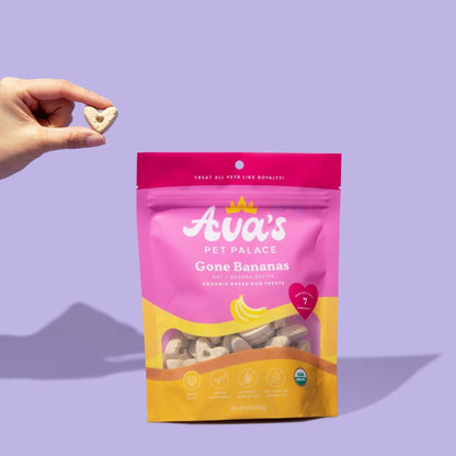 Organic Baked Dog Treats - Gone Bananas - The Snag Bin
