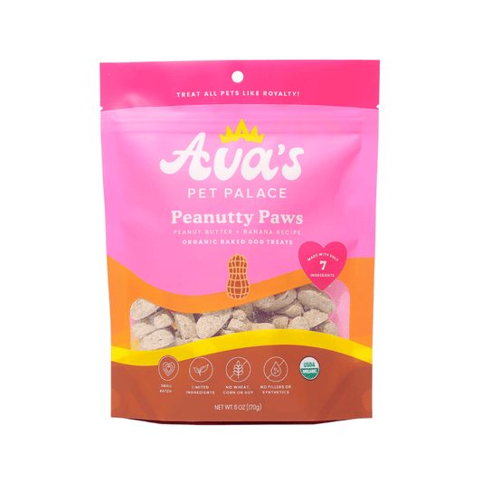 Organic Baked Dog Treats - Peanutty Paws - The Snag Bin