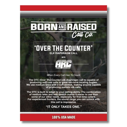 Over the Counter - Elk Diaphragm Call - The Snag Bin