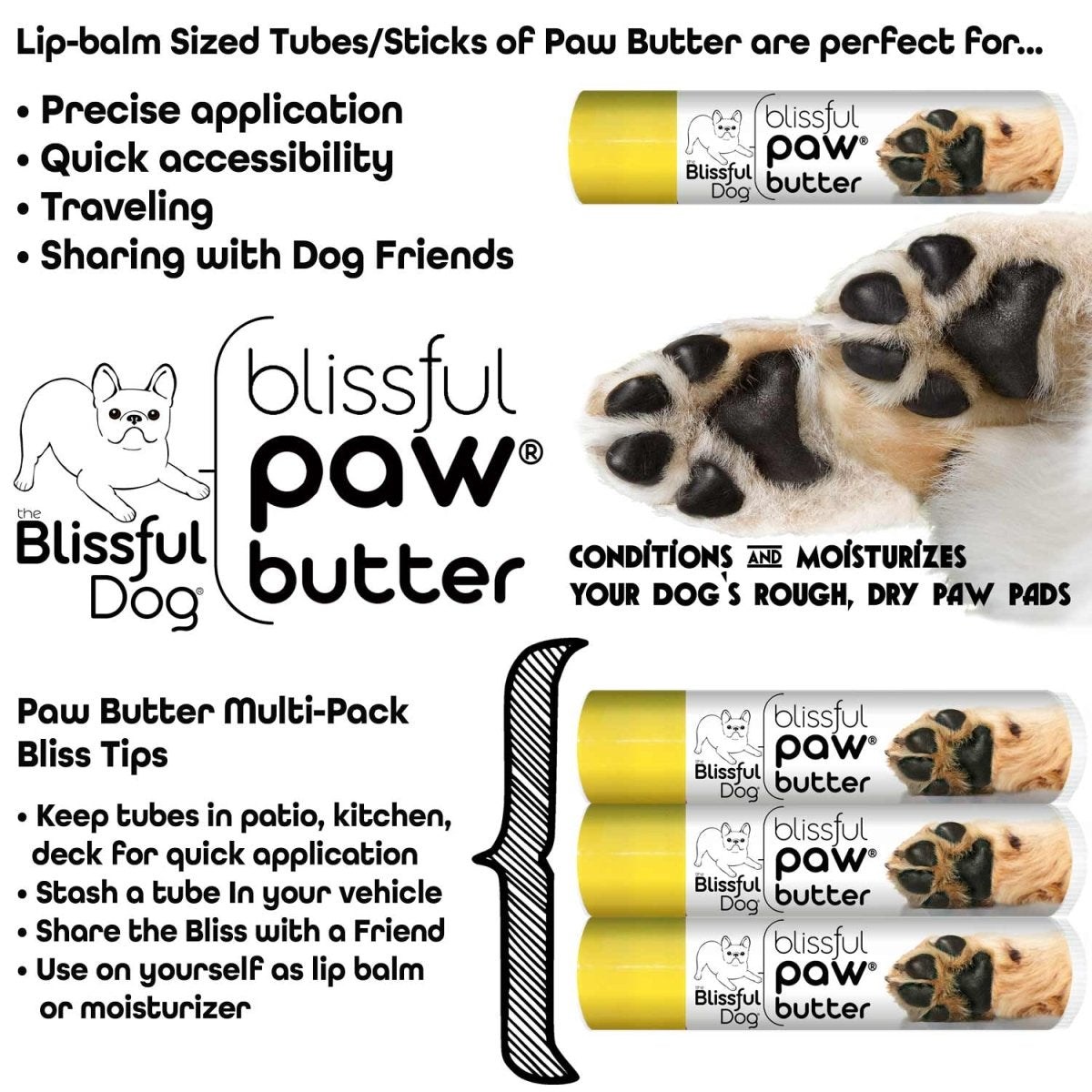 Paw® Butter Moisturizes Rough, Dry Paw Pads - The Snag Bin