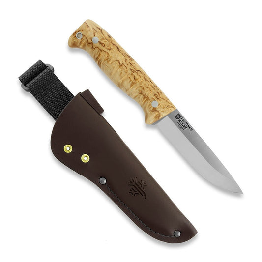 Peltonen M07 Ranger Puukko Full Tang, Curly Birch FJP500 - The Snag Bin