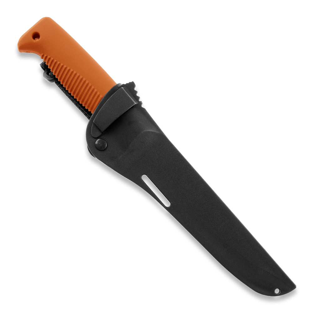 Peltonen M95 Ranger Puukko Black Cerakote Orange Handle FJP140 - The Snag Bin
