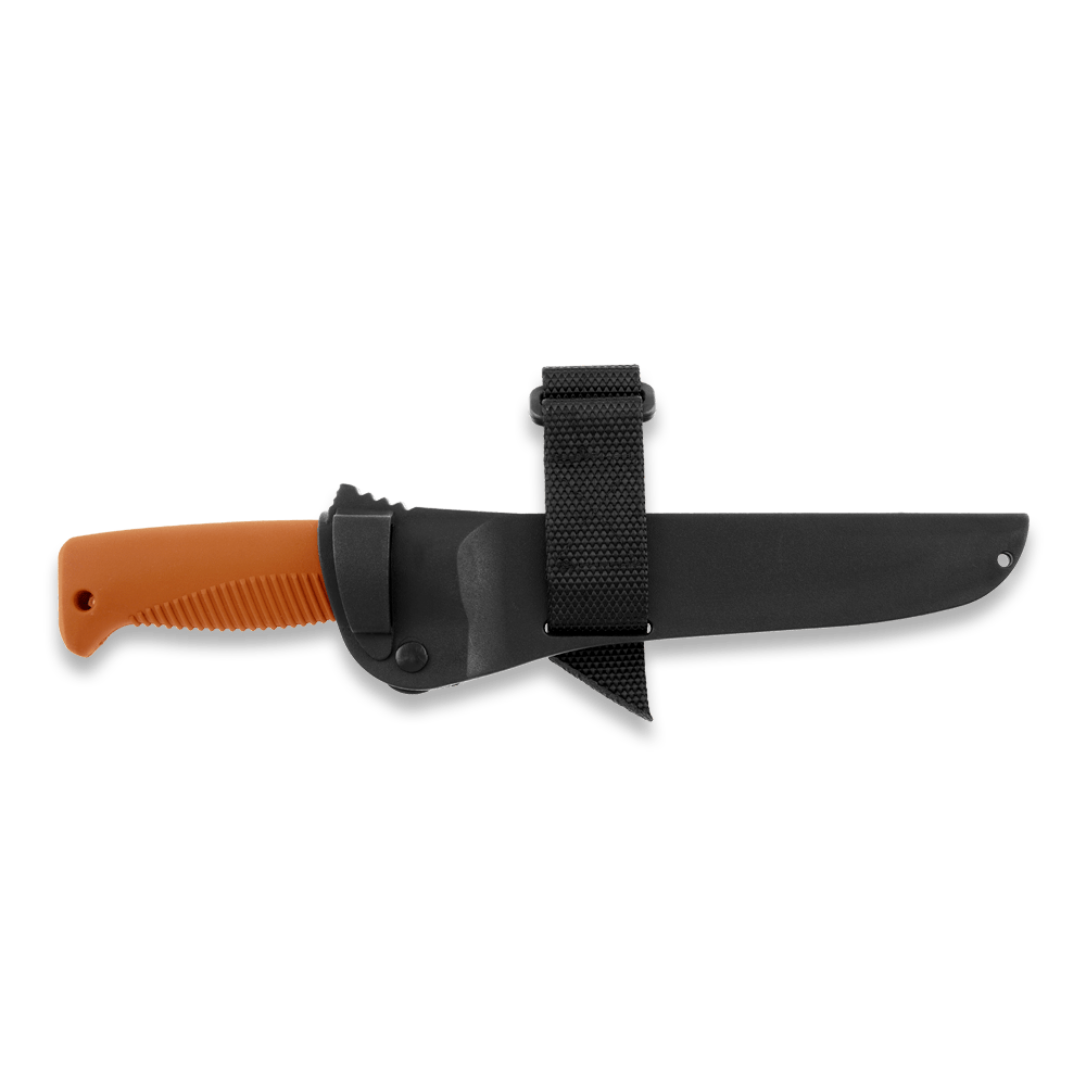 Peltonen M95 Ranger Puukko Black Cerakote Orange Handle FJP140 - The Snag Bin