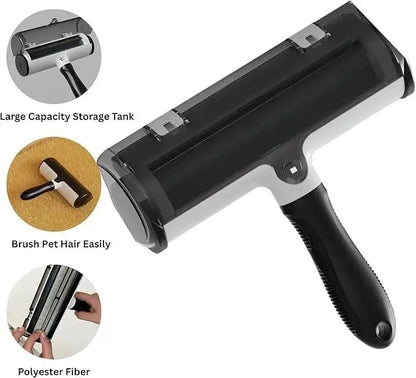 Pet Hair & Lint Remover – Reusable Self - Cleaning Roller Brush - The Snag Bin