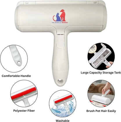Pet Hair Remover Roller - RED - The Snag Bin