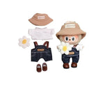 POP MART Labubu Spring Wilderness Overalls Set for 17cm Vinyl Plush Doll Pendant【Apparel Only】