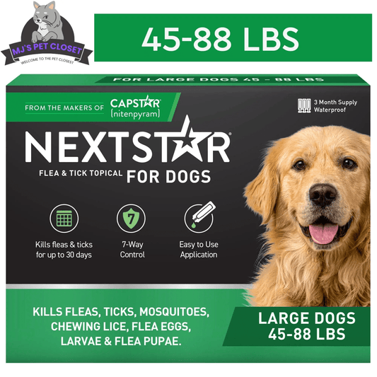 Protect Your Dog from Fleas & Ticks with NEXTSTAR: Fast - Acting 3 - Month Supply for Dogs 45 - 88 Lbs - The Snag Bin
