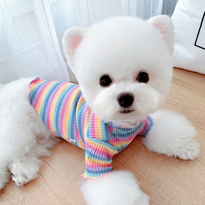 Rainbow Undercoat Dog Clothes - The Snag Bin