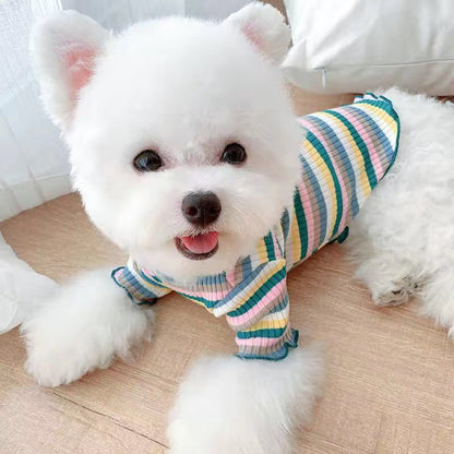 Rainbow Undercoat Dog Clothes - The Snag Bin