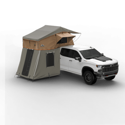 Ranger 65 Softshell Rooftop Tent – 3 Person – Tan – Heavy - Duty Overland Gear - The Snag Bin