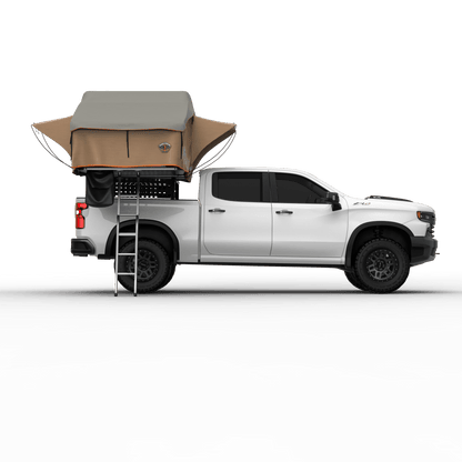 Ranger 65 Softshell Rooftop Tent – 3 Person – Tan – Heavy - Duty Overland Gear - The Snag Bin