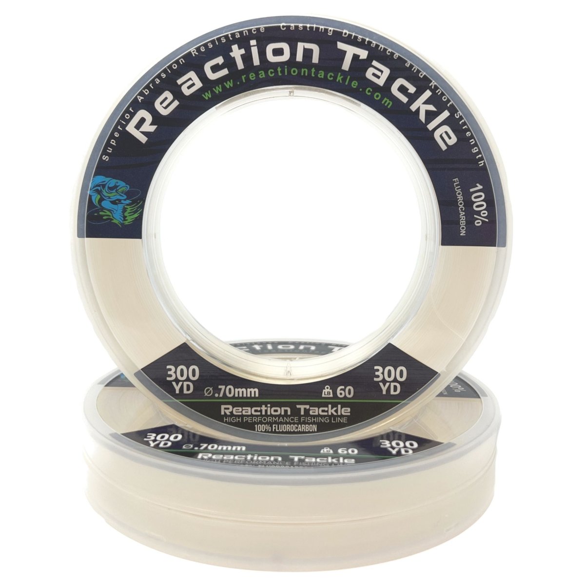 Reaction Tackle 100% Pure Fluorocarbon Fishing Line - The Snag Bin
