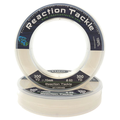 Reaction Tackle 100% Pure Fluorocarbon Fishing Line - The Snag Bin