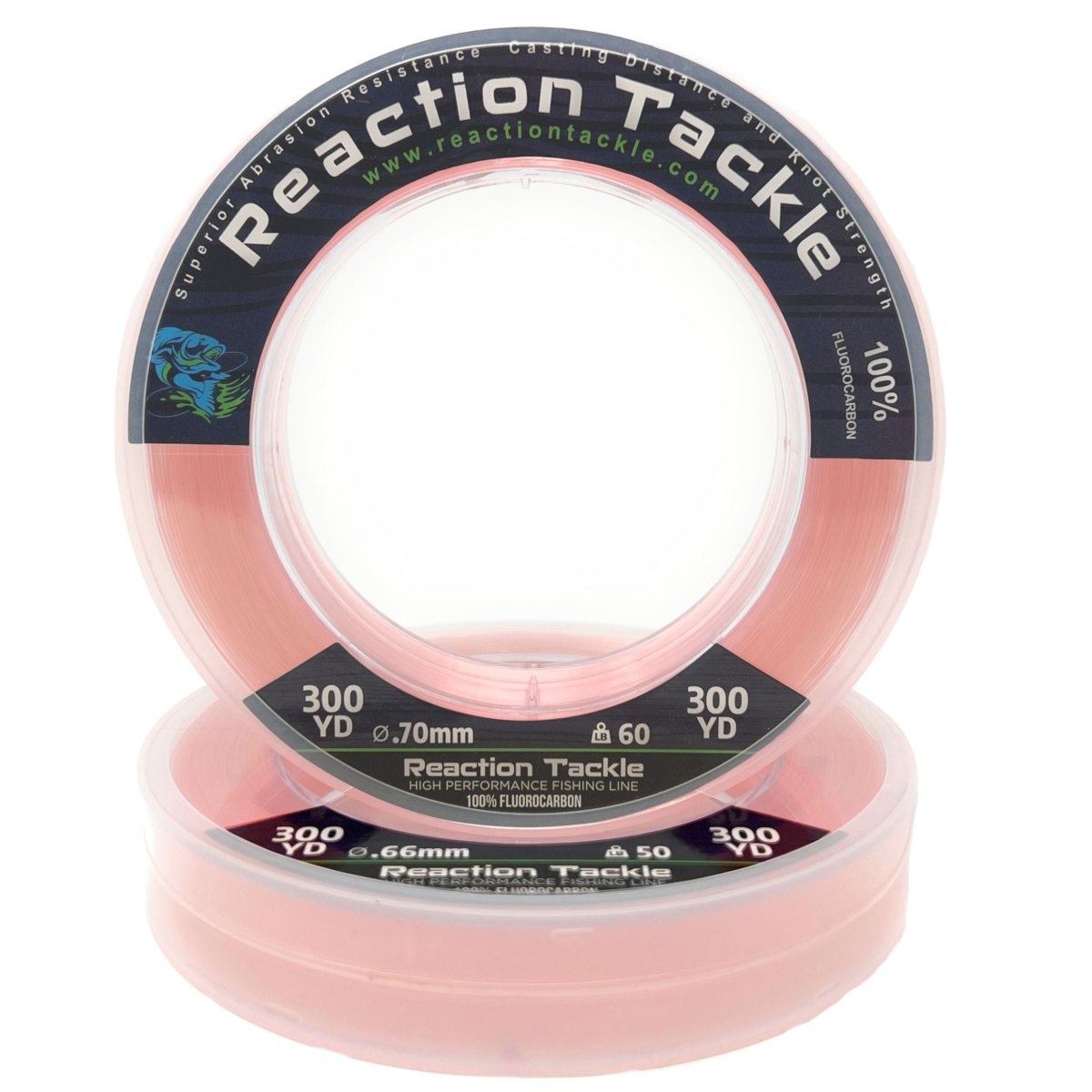 Reaction Tackle 100% Pure Fluorocarbon Fishing Line - The Snag Bin