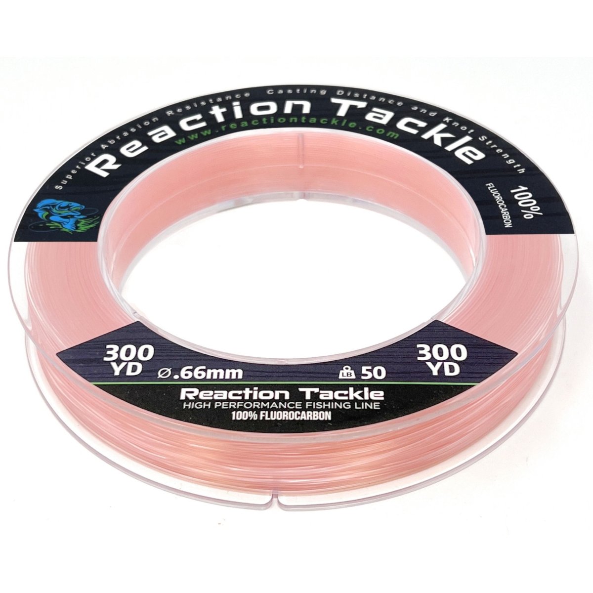 Reaction Tackle 100% Pure Fluorocarbon Fishing Line - The Snag Bin