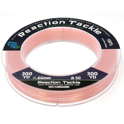 Reaction Tackle 100% Pure Fluorocarbon Fishing Line - The Snag Bin