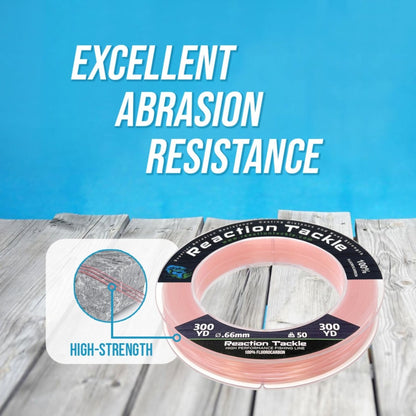 Reaction Tackle 100% Pure Fluorocarbon Fishing Line - The Snag Bin