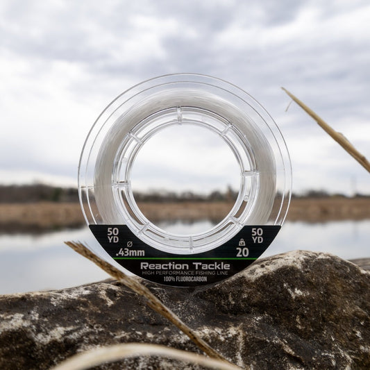 Reaction Tackle 100% Pure Fluorocarbon Fishing Line - The Snag Bin