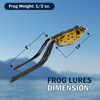 Reaction Tackle 2.5" Hollow Body Frogs / 2 - Pack - The Snag Bin
