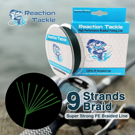 Reaction Tackle 9 Strand Braided Fishing Line - The Snag Bin